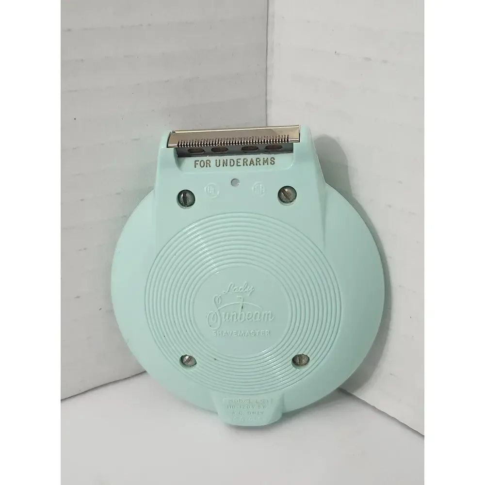 Vintage Lady Sunbeam Shavemaster Electric Razor Model LS Turquoise